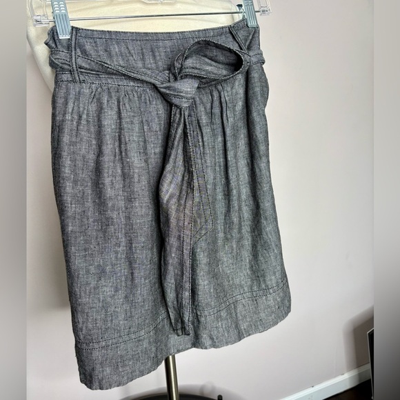 Banana Republic Chambray Tie-Waist Skirt – Women’s Size 4 - Picture 2 of 4